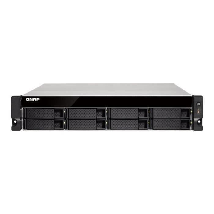 QNAP Serveur NAS TS-863XU-RP - 8 Baies - Rack montable - SATA 6Gb/s