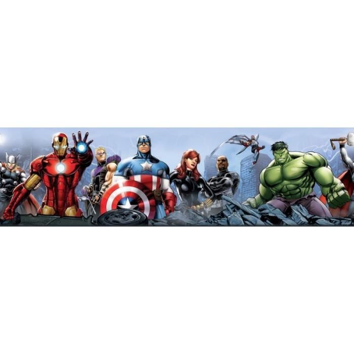 Frise adhésive murale Avengers