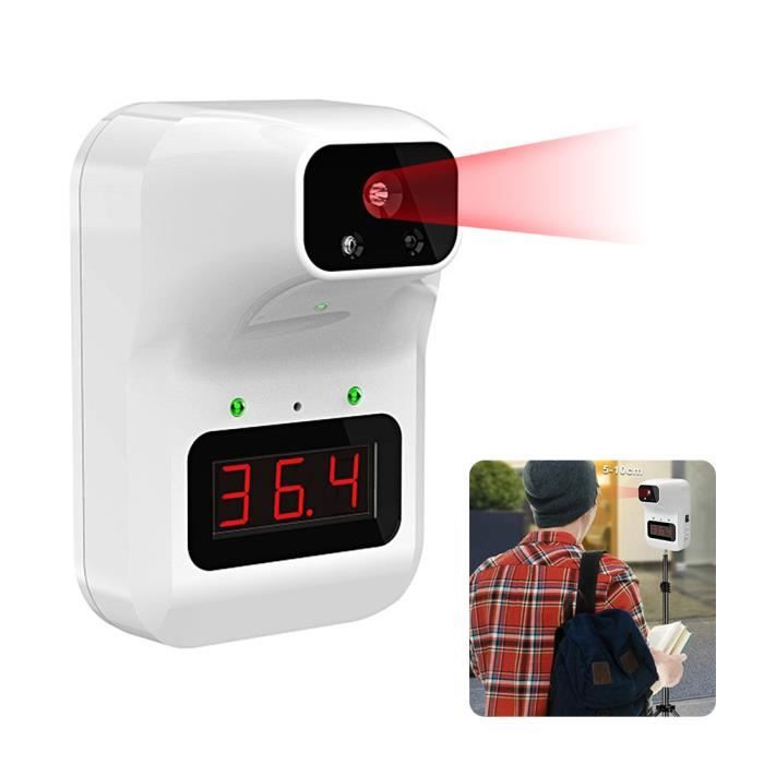 SURENHAP - THERMOMÈTRE Frontal Infrarouge Mural Sans Contact 0.5S Test Rapide avec Alarme de Fièvre - Maleir -59a5sdf9