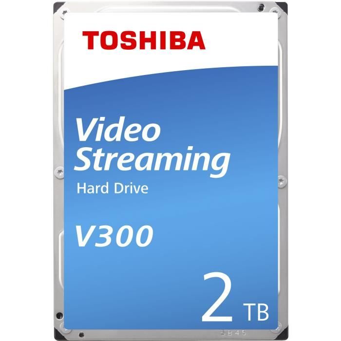 TOSHIBA - Disque dur Interne - V300 - 2To - 5 700 tr/min - 3.5- (HDWU120UZSVA)