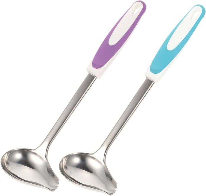 Cuillère à Sauce, Louche à Sauce Avec Bec Verseur, Acier Inoxydable