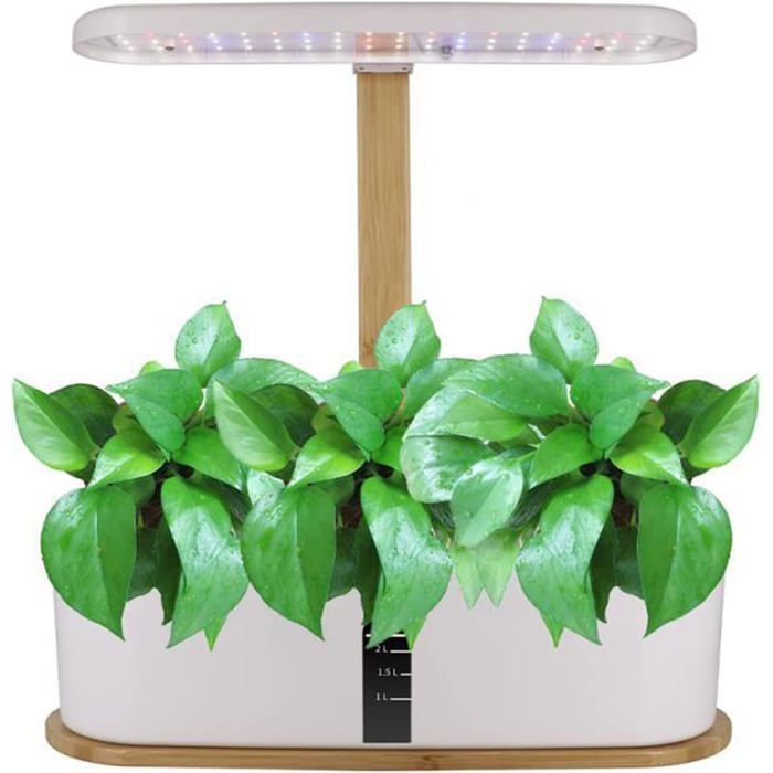 Intérieur Intelligent Hydroponique 10 Dosettes Système de Culture Hydroponique avec Lampe de Plante Hauteur Réglable