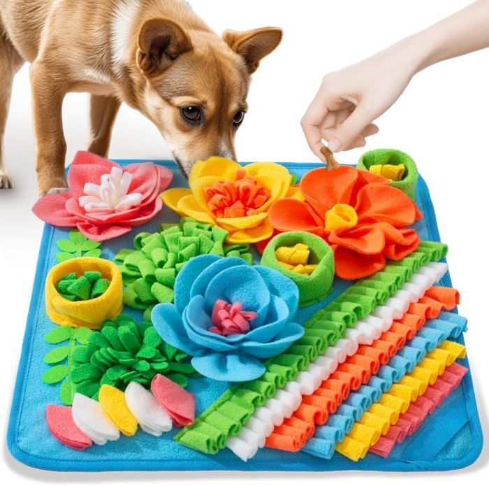 Tapis de Fouille Chien Con Antideslizante, Jeux Intelligence Chien pour Slow Food, Jouet Chien Interactif pour Chien Qui S'ennuie