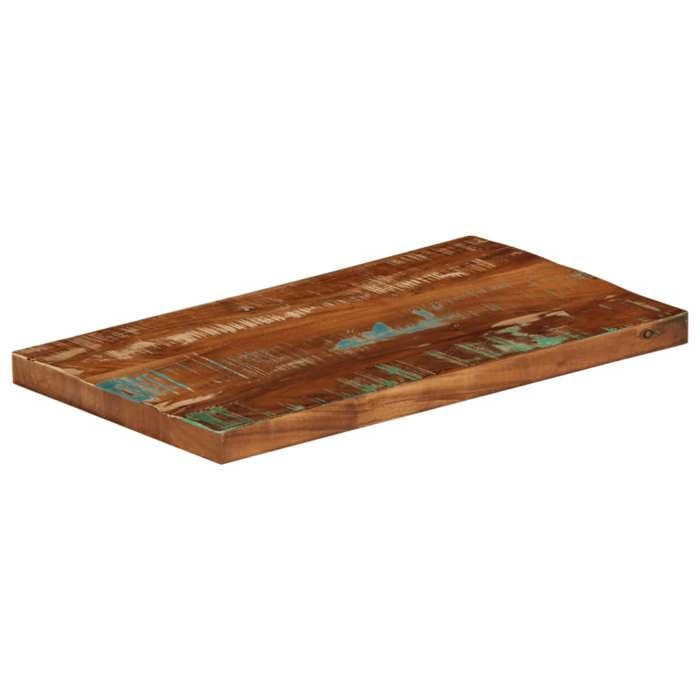 Dessus de table/Plateau de table XINWO 40x30x38 cm - rectangulaire - bois massif récupéré @814