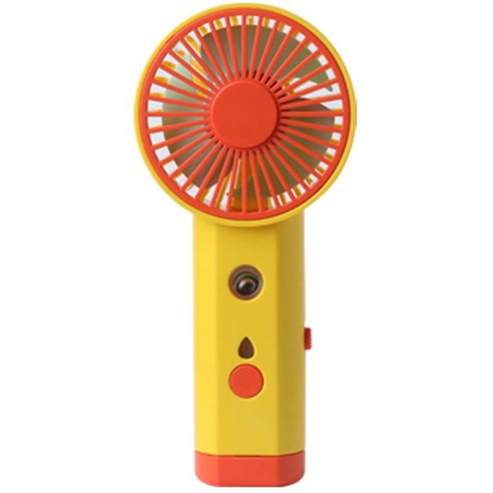 Ventilateur portable - NO BRAND - Mini ventilateur USB - Rechargeable - LED lumineuse - Compact - No Brand
