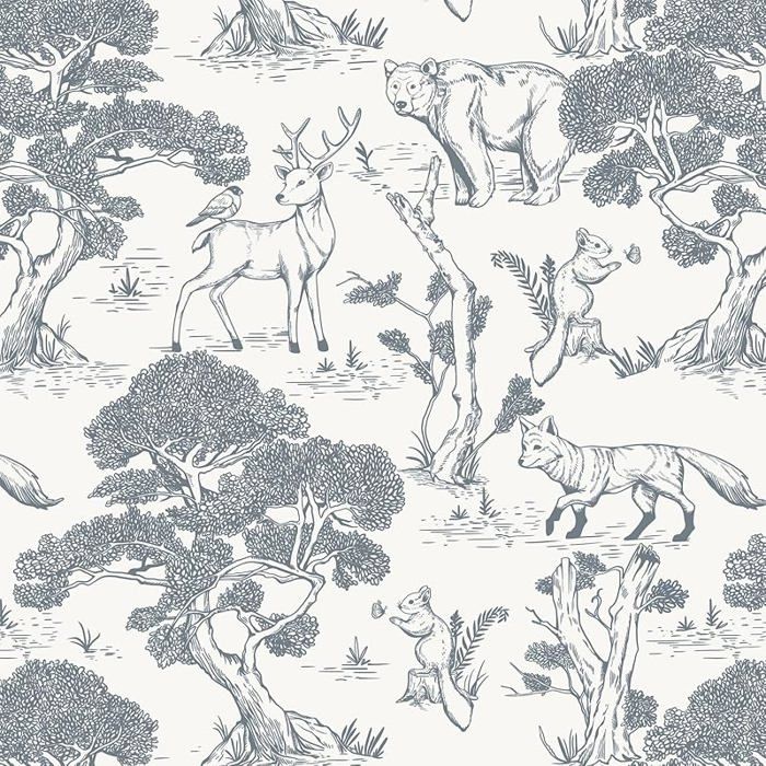 Papier Peint Autocol nt Avec Motifs Animaux Feuille Adhsive Pour Dcoration Murale Chambres B nc 41 x 300 cm