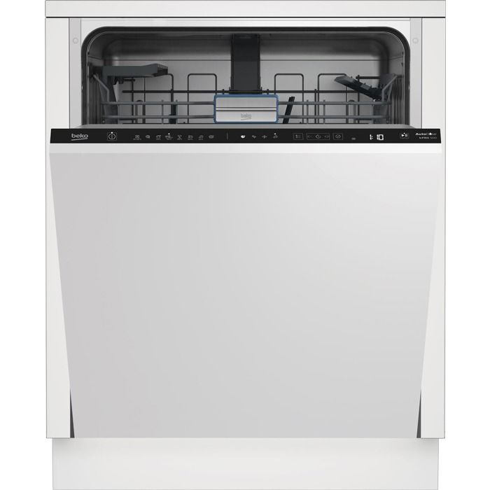 Lave vaisselle Full integrated 60 cm 14 couverts 41 dB 8 programmes Panier superieur Reglable Sur 3 positions. meme charge Depart differe : 30 min 24 h Poids de porte supporte kg : 3.0 9.0 Charnieres renforcees SelFit - vue 2