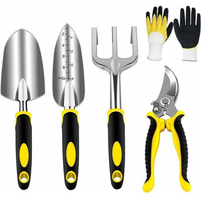 Set De Jardinage Xforst : Houe Et Croc 4 Dents Avec Manche Hickory - Outils De Désherbage Robustes