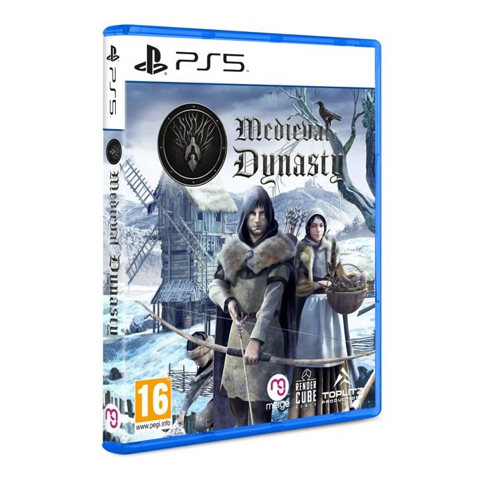 Jeu PS5 - Tesura Games - Medieval Dynasty - Graphismes 3D - Cycle jour/nuit - Construction