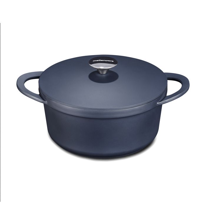 Mellerware – Faitout Cuking! 20 cm Aluminium forgé Antiadhésif Tous feux + four Sans PFOA/PTFE Bleu - Mellerware