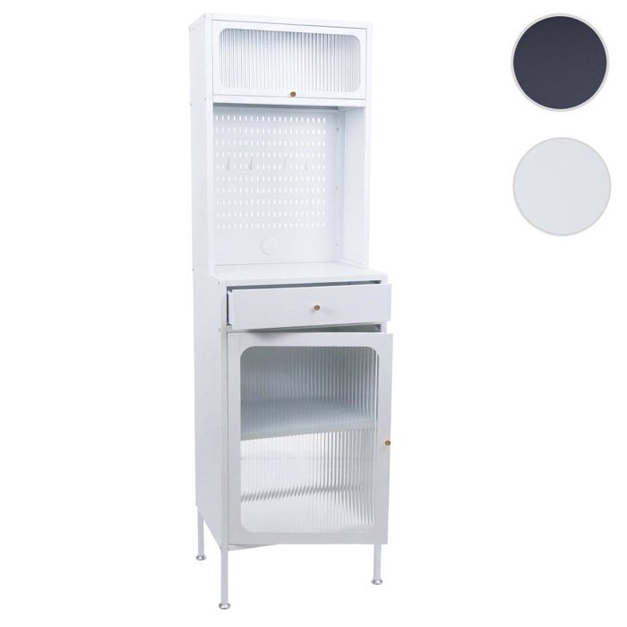 Buffet haut HWC-P99 182 x 54 x 40 cm blanc Buffet haut HWC-P99 182 x 54 x 40 cm blanc