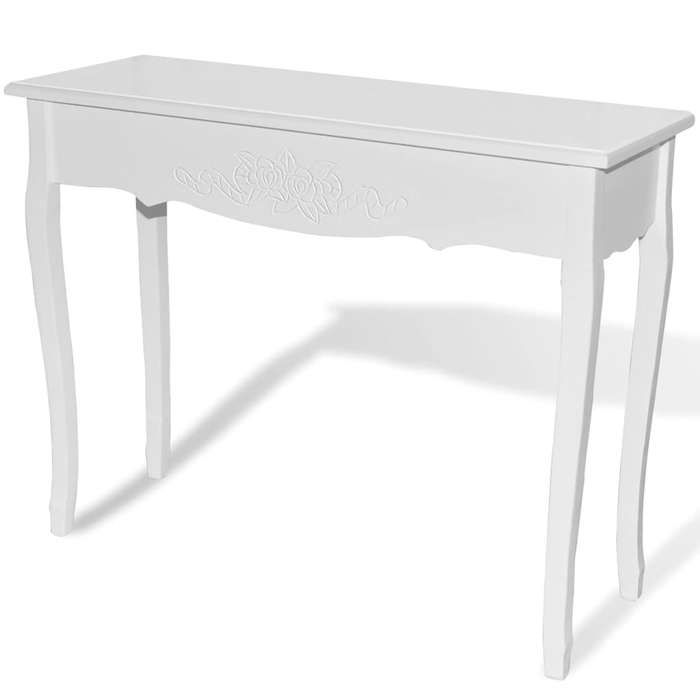 Soldes saisonTable de console et coiffeuse Blanc - Stabilité - résistance à lhumidité_FR32914 Soldes saisonTable de console et coiffeuse Blanc - Stabilité - résistance à lhumidité_FR32914