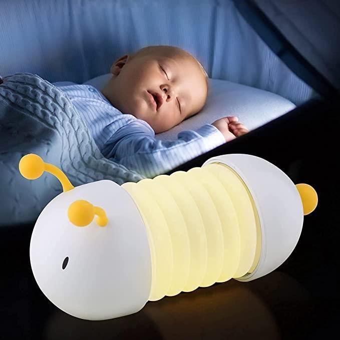 Veilleuse Enfant Rechargeable Lampe de Chevet USB, Bébé Silicone de Nuit  avec Pile - Cdiscount Puériculture & Eveil bébé