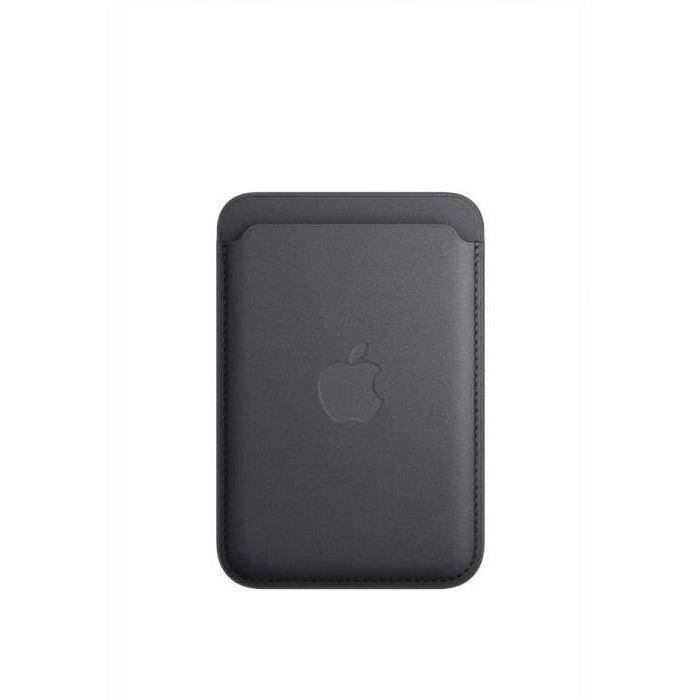 APPLE Porte-cartes iPhone finement tissé - Noir