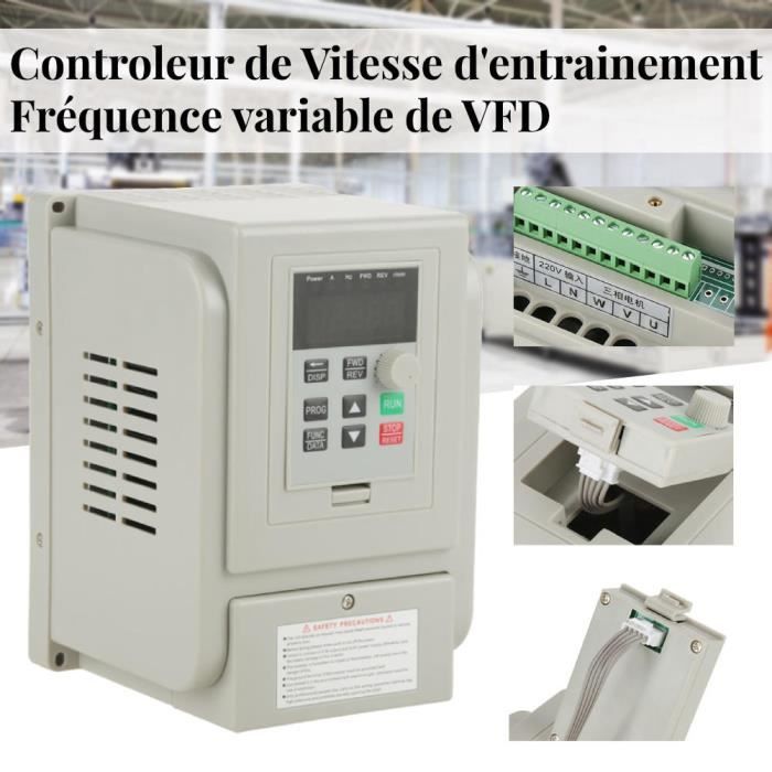 Variateur de fréquence professionnel VFD monophasé pour commande de — free download