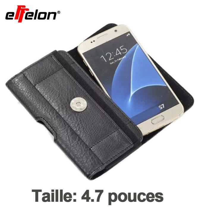 Étui Ceinture Holster Pour Huawei Honor 30 Lite, Avec Dragonne Et Boucle, Noir, Neuf