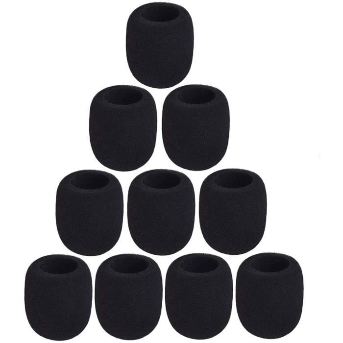 GGUFAY 8 Pièces Mousse Microphone Bonnette, Lavable Microphone à