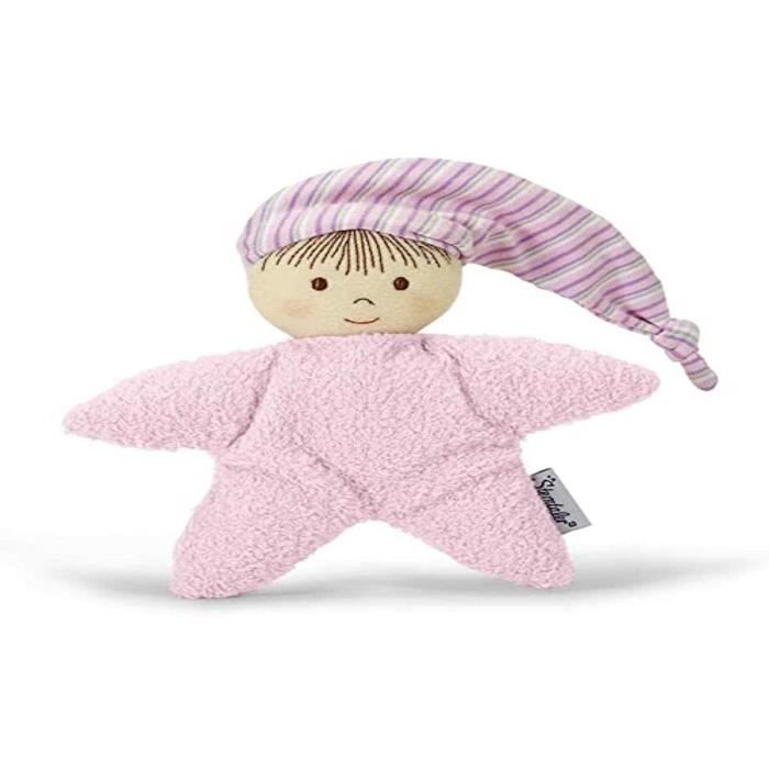 Poup e Hochet Int gr Pour B b d s la naissance 16 cm Rose