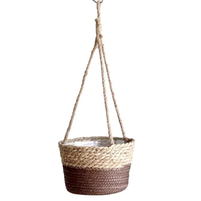 Lot De 3 Supports Suspendus En Corde De Coton Pour Pots De Plantes - Décoration Intérieure Ou Extérieure