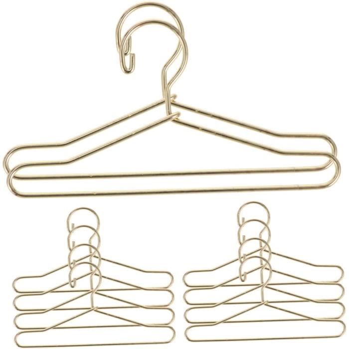 10 Pieces Mini Cintre Poupee Vetements Cintre Miniature Tissu Rack Poupee Robe Cintres Vetements Cintre Rack Bebe En Metal Mi u8004 Cdiscount Jeux Jouets
