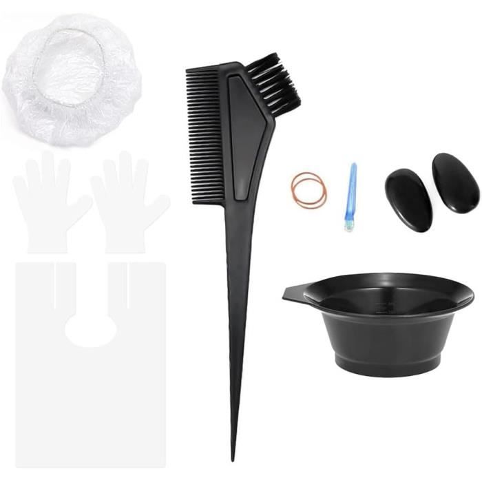 Kit Teinture Cheveux,Kit Coloration Cheveux Professionnel avec Bol De Teinture,Cape De Kit Teinture Cheveux,Kit Coloration Cheveux Professionnel avec Bol De Teinture,Cape De