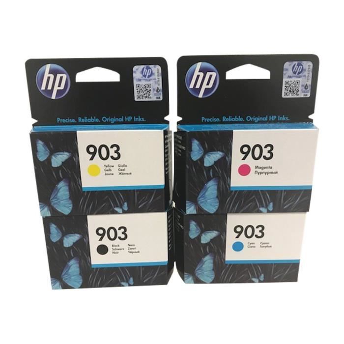 Original Cartouches d'imprimante pour HP officejet 6950, HP Officejet Pro  6960-6968-6978 avec Stylo à bille - Multipack (4) - Cdiscount Informatique