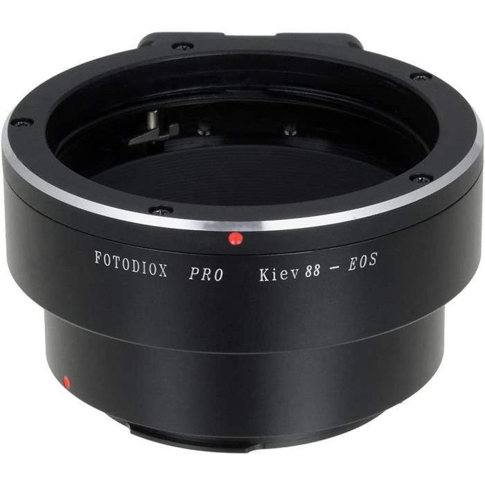 Fotodiox Pro Lens Mount Adapter Compatible with Kiev 88 Lenses on Canon EOS EF/EF-S Cameras