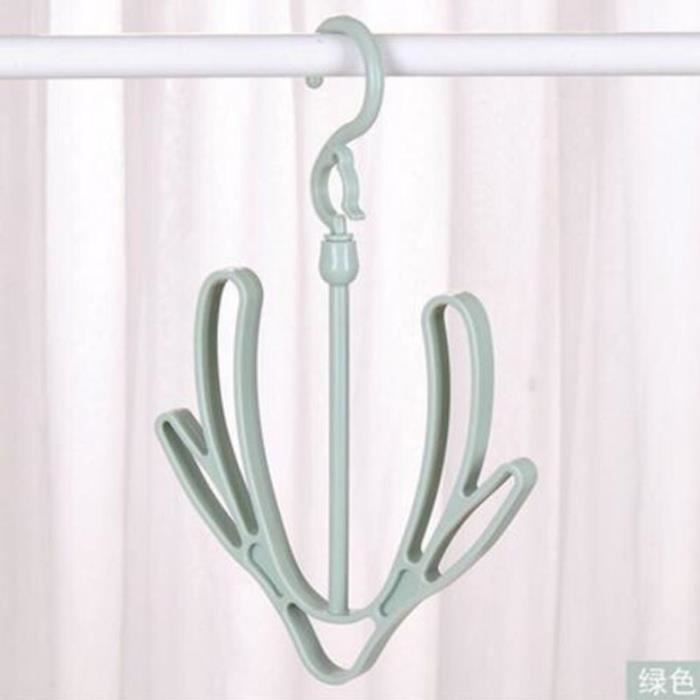 Étagère à Chaussures Suspendue MISSLO - 30 Poches Double Face - Organisateur Penderie Rotatif - Gris