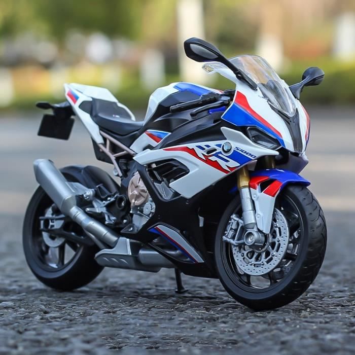 BMW S1000RR Modell 1:12 2021 - Metall Modellmotorrad, Schwarz