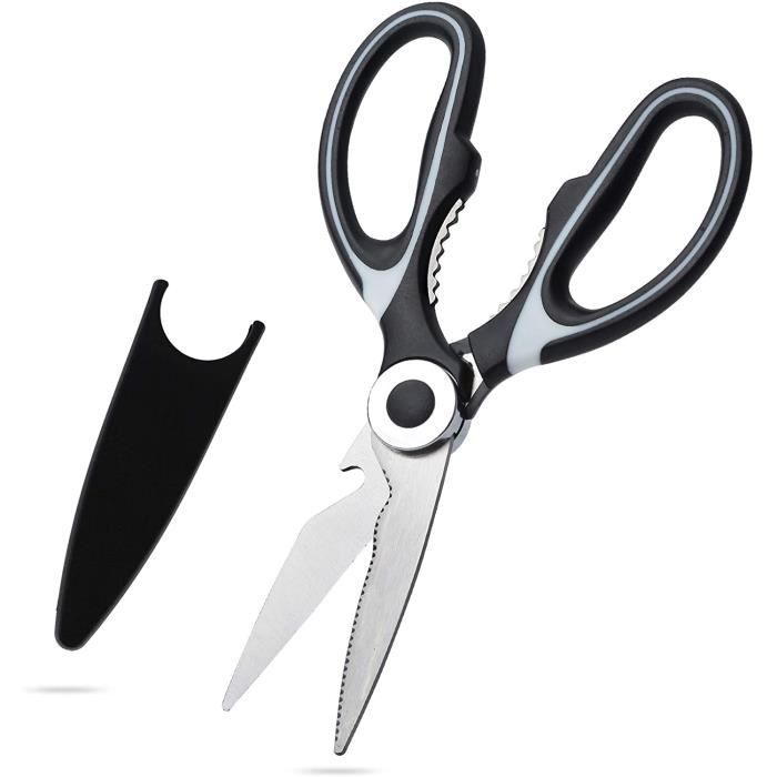 Ciseaux De Plongée JD-918420 En Acier Inoxydable - Cisaille Sous-Marine Avec Corde Anti-Perte