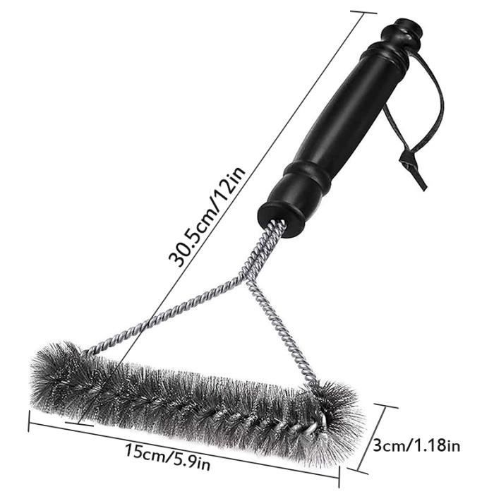 Brosse à Vapeur Pour Barbecue - Nettoyage En Profondeur Des Grilles - Acier Inoxydable - Portable