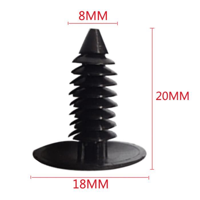 10x de Fixation Clips Capot Rumble Rivets à Expansion pour Dodge Chargeur RAM
