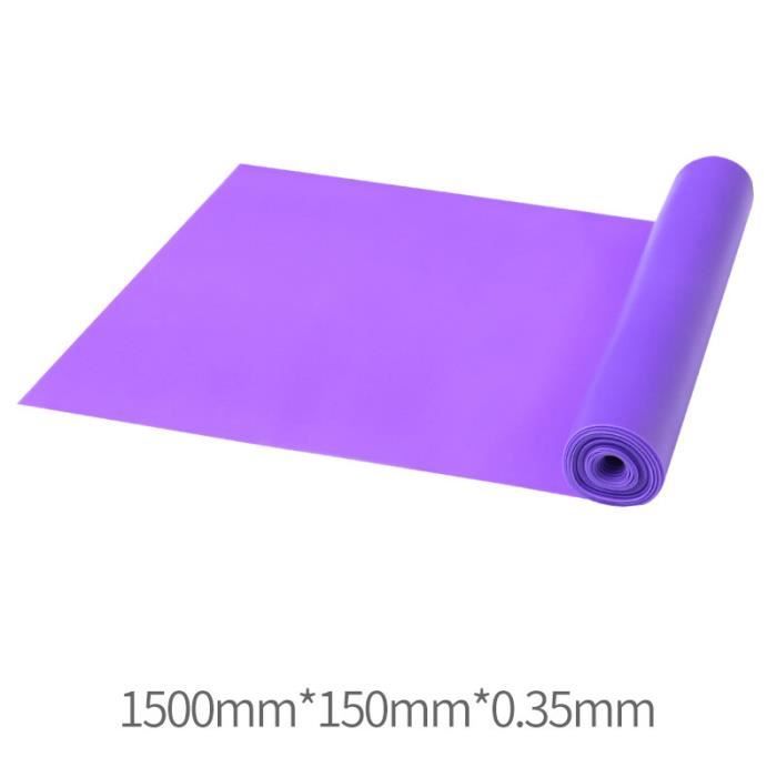 Lot 3 Bandes Élastiques Musculation – 8cm, Latex Résistant, Antidérapant, Pour Yoga/Squats/Fessiers