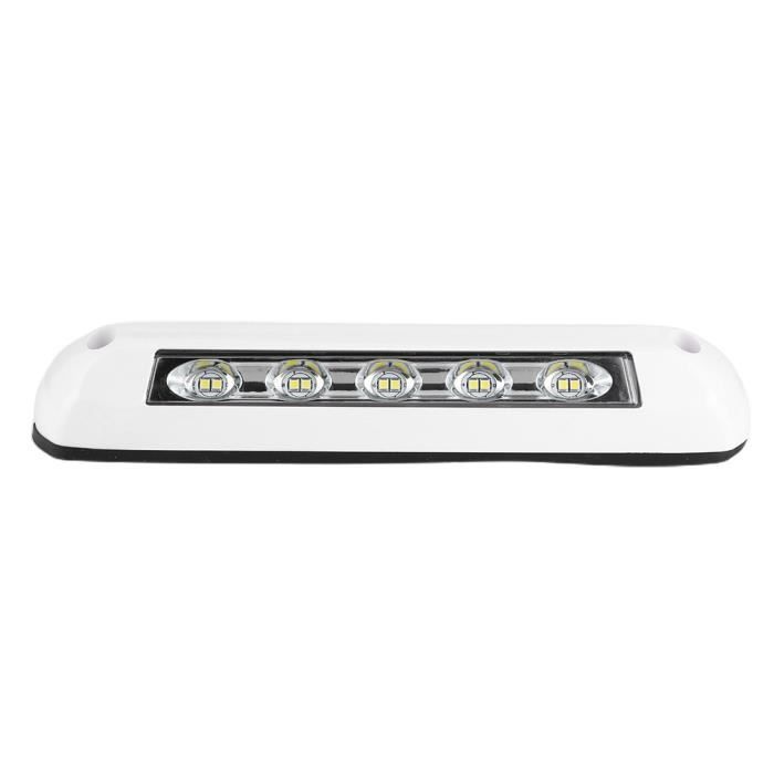 Lumière LED RV 12V / 24V RV LED lumière universelle 8W étanche auvent porche lampe Bar camping-car éclairage extérieur