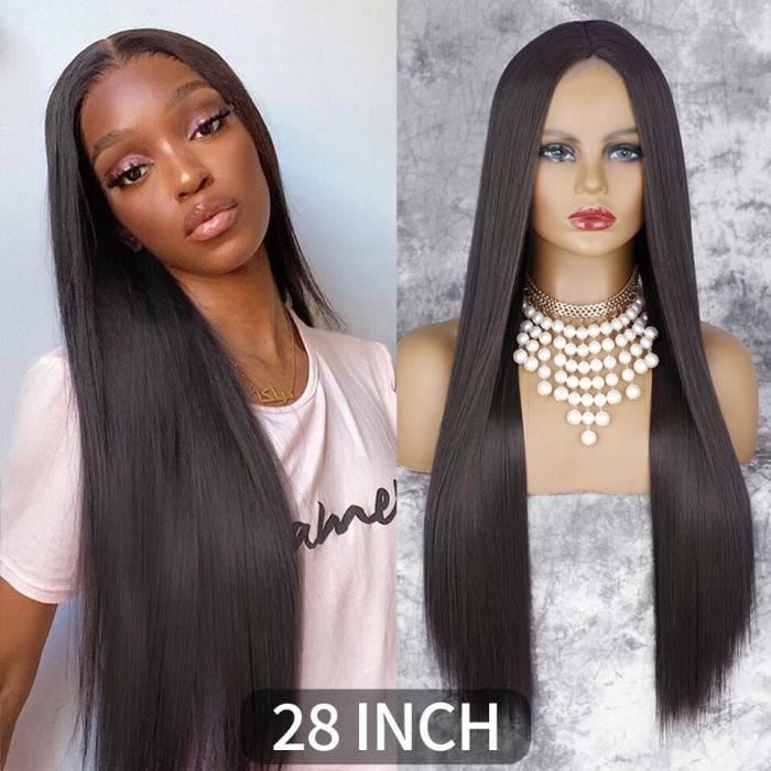 Perruque blonde longue cheveux naturels 2025