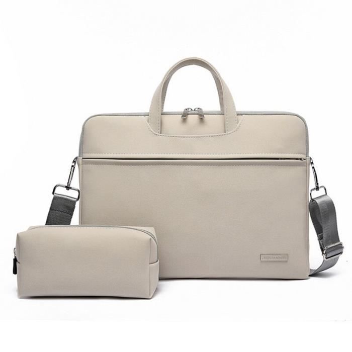 Sac à main,Grand porte documents de bureau pour femmes, mallette de  travail, fourre tout, de 13.3, 14 et - Type light gray 14 inch - Achat /  Vente Grand porte documents de burea - Cdiscount