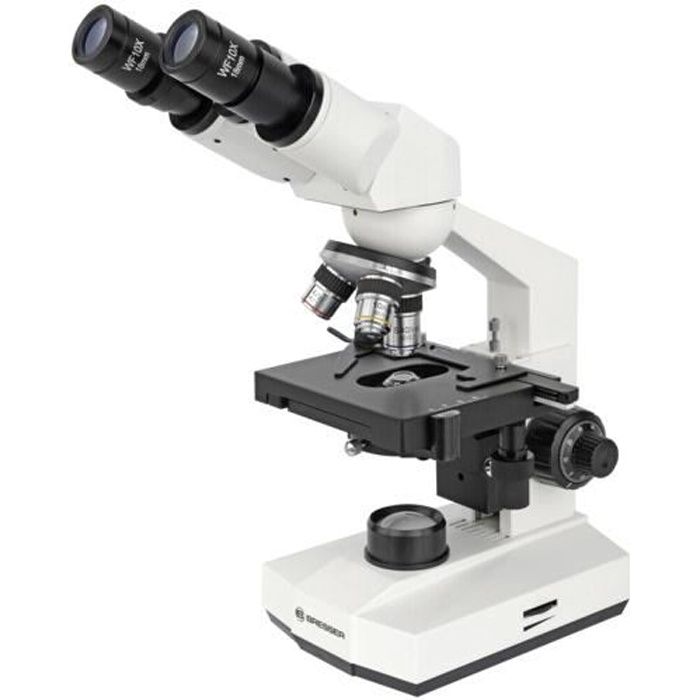 Microscope Bresser Erudit Basic 40x-400x bino (23) - Garantie 2 ans