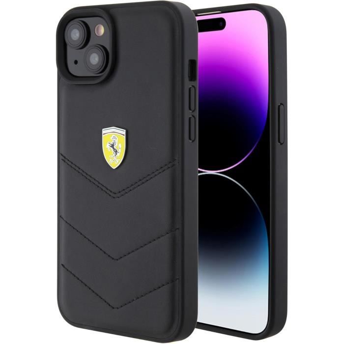 Coque de téléphone - CG MOBILE - iPhone 15 Plus - Cuir véritable - Protection chocs - Élégant
