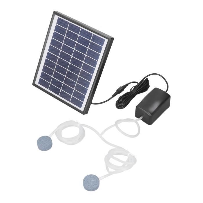 Pompe à oxygène solaire, 10V 6W DC Micro pompe de bassin solaire