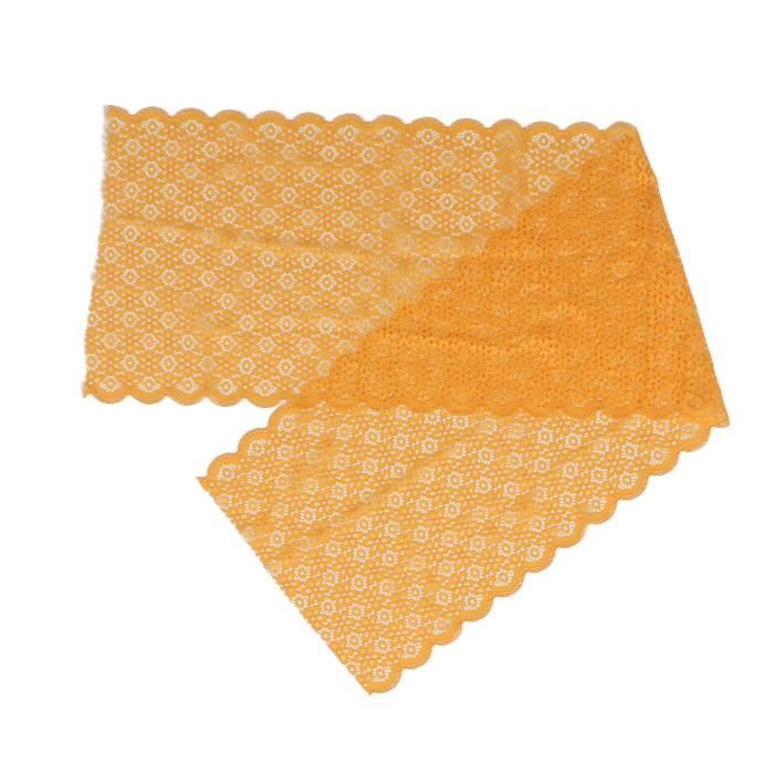 Ruban Dentelle Blanche 6cm - 4,6m Extensible Coton/élasthanne - Pour Couture Et Décorations