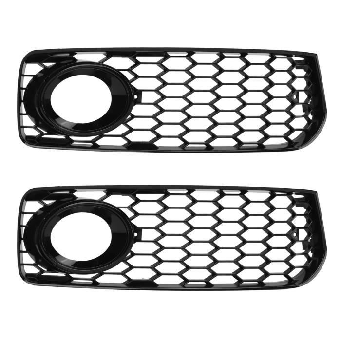 Grille De Phare Antibrouillard Noir Pour Audi Q7 4L S-Line 2009-2014 - Accessoire Design Et Protecteur
