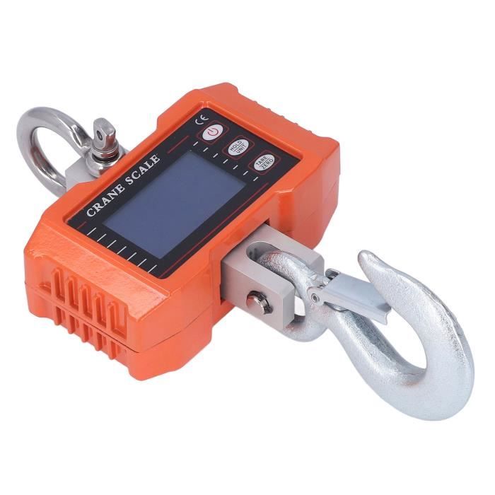 Balance Suspendue électronique Portable 200 Kg – Écran LCD Rétroéclairé, Conversion Kg/Lb/Jin – Idéale Chasse, Pêche, Marché