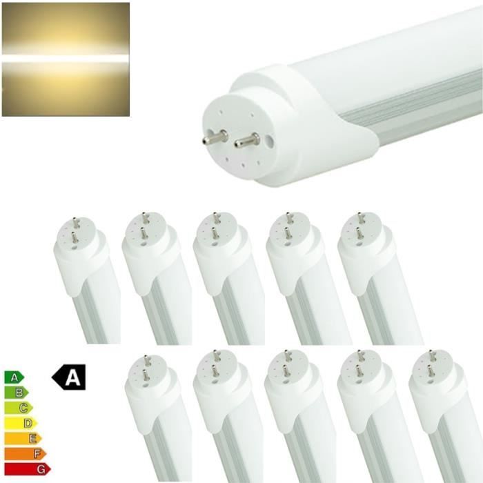 Kit Multiprise LED B·LED BARCELONA T8 150 Cm 24W - Blanc Froid - Tube LED + Support Métallique