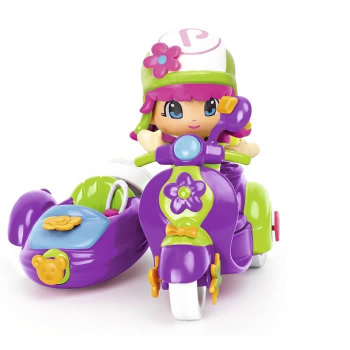 PINYPON Poup e avec voiture et scooter Cdiscount Jeux Jouets