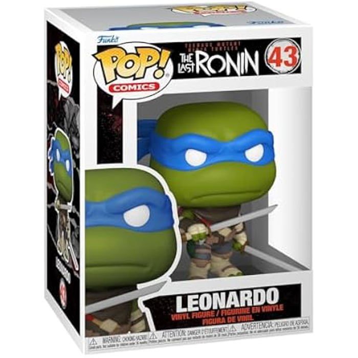 Figurine Funko Pop! Leonardo Vinyle 375 pouces TMNT Comics - vue 1