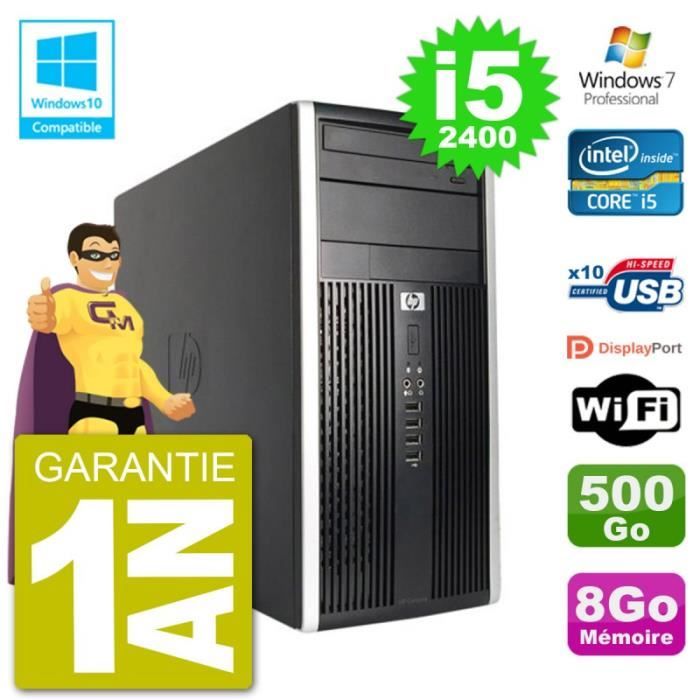PC  6300 MT Intel Core i5-2400 RAM 8Go Disque