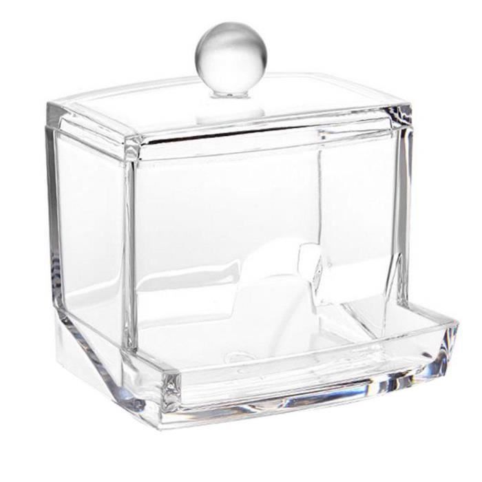 Design boite de rangeent en plastique – utilisable coe boite à coton et distributeur coton