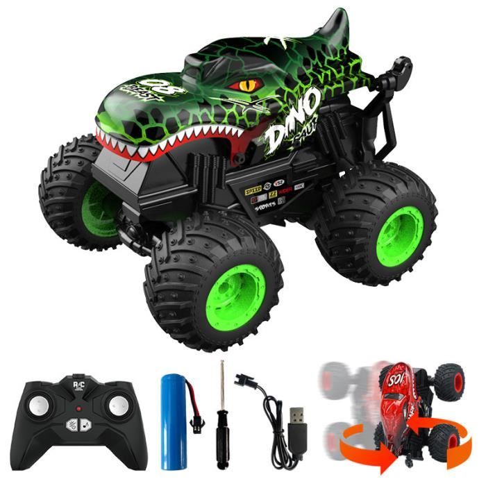 Braxel Voiture Télécommandée 360° Rotative – RC Voiture Tout-Terrain Lumineuse Pour Enfants 3-10 Ans, Cadeau Garçon Fille