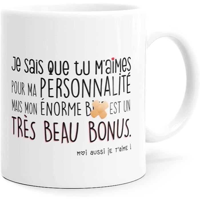 Mug A Infusion - Limics24 - Humour Homme Bonus Tasse Message Drôle Sexy.  Idée Cadeau Amour Original Coquin Ami - Cdiscount Puériculture & Eveil bébé