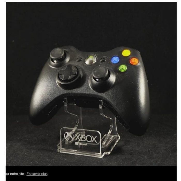 MICROSOFT MANETTE OFFICIEL  XBOX 360 Noir sans fil 